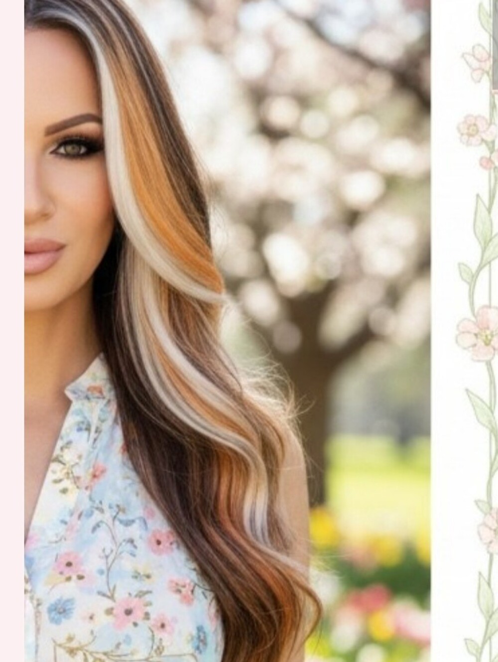 Premium Women’s Blonde & Brown Highlighted Wig - Stylish Layered Look